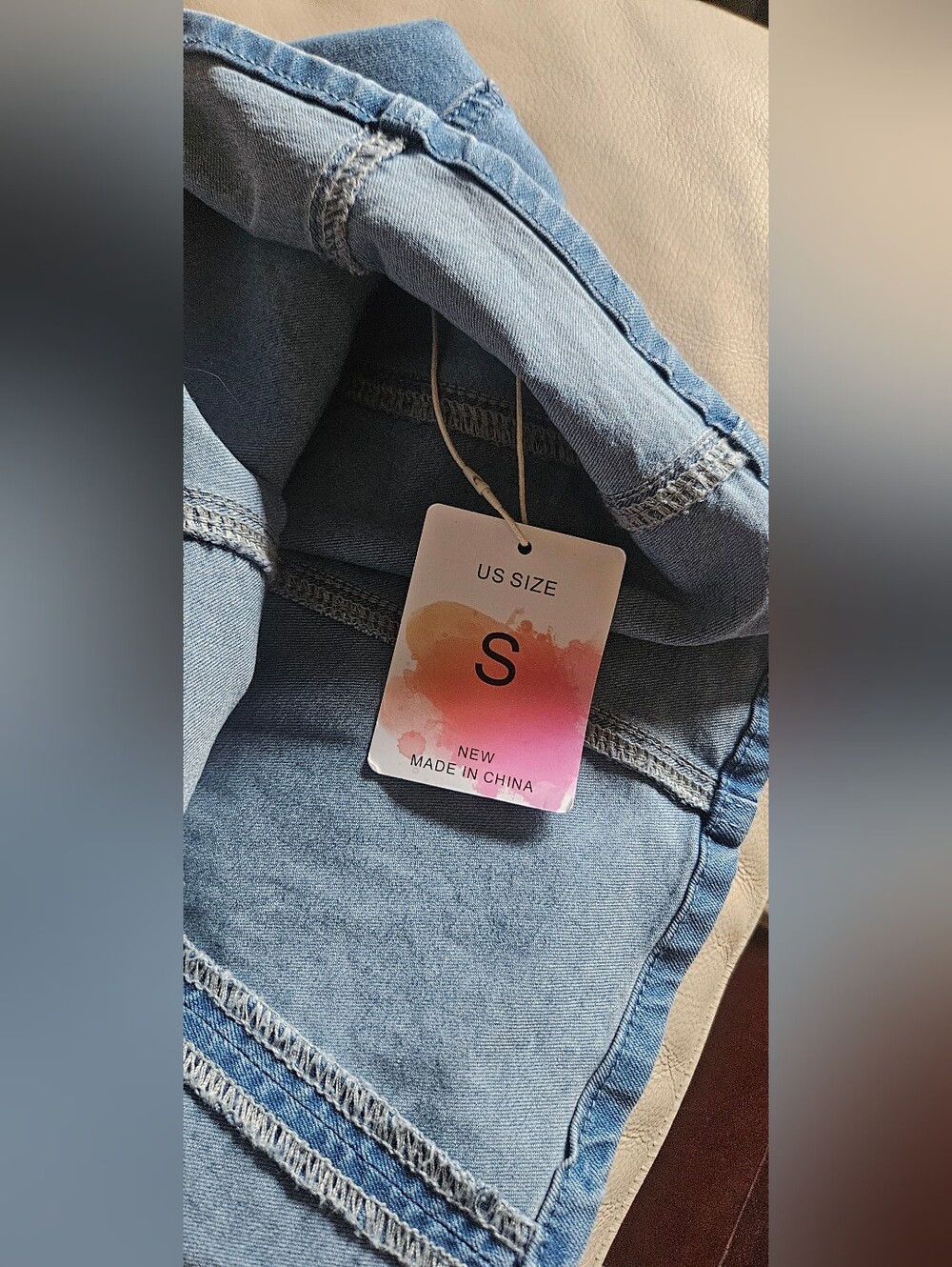 Denim/Jean Flared Dress - Picture 8 of 10